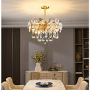 Ljojo Luxury Light Crystal Chandelier – Modern Minimalist Elegant Living Room Fixture