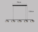 Nordic Glass Pendant Light Fixture for Dining Room by Ljojo - Modern Hanging Ceiling Lamp
