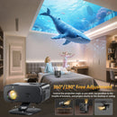 Ljojo™ M4 800Ansi Lumens Android12 Mini Projector 4K Full HD 1080P WiFi6