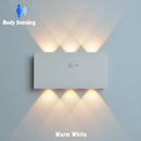 Ljojo LED Wall Lamp - Wireless Magnetic Installation, 4000mAh Battery, 6W Indoor Lighting
