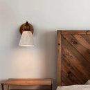 LED Natural Yellow Travertine Wall Lamp for Bedroom and Bathroom by Ljojo