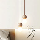 European Travertine LED Pendant Lamp for Bedroom - Ljojo