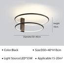Modern Round LED Ceiling Light for Bedroom Living Room Dining Room by Ljojo