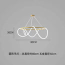 Modern Long Hose LED Ceiling Chandelier for Dining Kitchen Bar Pendant Lighting by Ljojo