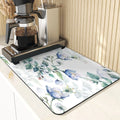 Floral Pattern Kitchen Coasters Set by Ljojo