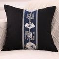 Ljojo Linen Chinese Pavilion Pattern Pillow Cover for Home Sofa Bedroom