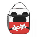 Ljojo Mickey Mouse Insulated Lunch Bag - Portable Thermal Bento Box