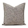 Embroidered Tufted Cushion Cover in Neutral Tones by Ljojo