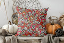 Halloween Skeleton Pattern Throw Pillow Cover by Ljojo: Sofa Bedroom Car Cushion Cover