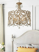 French Crystal Ceiling Light Princess Chandelier for Bedroom Dining Room by Ljojo