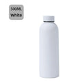 Ljojo 500ml Stainless Steel Vacuum Insulated Thermos Cup - Hot & Cold Sports Travel Mug