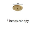 Ljojo Marble Copper LED Pendant Lamp Modern Hanging Lights Fixtures