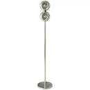 Ljojo Minimalist LED Chrome Floor Lamp | Stylish Metal Art Light