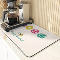 Easter Rabbit Print Kitchen Drying Mat Set by Ljojo