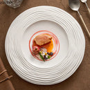 Ljojo Matte Wave Ceramic Dessert Plate Set - Molecular Cuisine Tableware