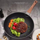 Ljojo 32CM Non-stick Wok Frying Pan Gas Stove Induction Skillet Stone Cookware
