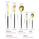 Ljojo 30-Piece Stainless Steel Cutlery Set for Dining Banquets