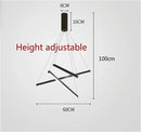 Ljojo Minimalist Duplex LED Chandelier for Living Room, Restaurant, Villa Hall