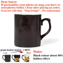 Ljojo Magic Photo Mug Customized with Your Image and Text - Ceramic Tea Cup