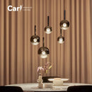 Minimalist Glass Chandelier Gesture Induction LED Lights for Home Decor by Ljojo