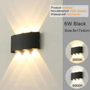 Ljojo LED Wall Sconces - Modern Indoor Outdoor Up Down Lights for Living Room & Bedroom