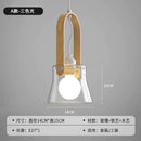 Nordic Minimal Glass LED Pendant Light Chandelier for Bedroom - Ljojo