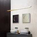 Aluminum Pendant Lights Black Creative Long Strip Hanging Lamps Living Room Office LED Hanging Lamp