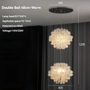 Modern Luxury Shell Chandelier LED Glossy Ceiling Lamp Home Decoration for Living Room by Ljojo