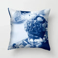 Blue Pattern Cushion Cover 45*45cm Pillowcase for Bedroom Sofa Home Decor by Ljojo