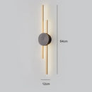 LED Strip Black Gold Wall Lamp for Nordic Decor - Ljojo