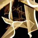 LED Chandelier Nordic Lighting Guide Creative Stairs Postmodern Restaurant Pendant Light Ljojo