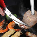Ljojo 4-Piece Korean BBQ Scissors Set with Seasoning Bottle and Grinder