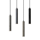 Cement Stone LED Pendant Lamp Industrial Style Bar Dining Room Bedside Hang Lighting Fixtures Wire Adjustabl
