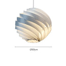 Ljojo Globe Waves Cream LED Pendant Lights | Stylish Nordic Chandeliers Home Decor