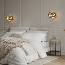 Ljojo LED Wall Lamp Modern Wabi Sabi Cylinder Bulgari Stone Mirror Light