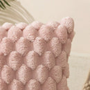 Geometric Gray Plush Pillow Covers for Couch Bed Sofa by Ljojo