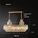 Ceiling Chandeliers 2025 LED Hanging Lamps - Luxury Light Fixture for Dining Room by Ljojo