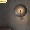 Ljojo Mini Metal Plate Wall Light for Nordic Living Room Decor