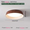 Ljojo LED Ceiling Light: Nordic Minimalist Remote Control Chandelier