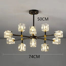 Crystal Chandelier Pendant Light by Ljojo - Luxury Living Room Ceiling Lamp Fixture