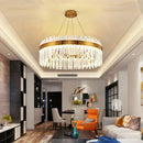 Gold Crystal Chandelier Pendant Light for Elegant Home Decor by Ljojo