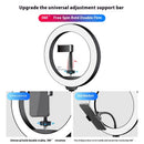 Dimmable LED Selfie Ring Fill Light with Tripod Stand for Makeup Video Live | Ljojo