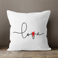 Ljojo LOVE Print Cushion Cover for Home Decor