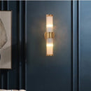 Modern Luxurious Copper Crystal Wall Lamp - LED Decorative Frame for Home Decoration - Ljojo