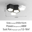 Nordic Designer LED Ceiling Lamp with Remote Dimming - Modern Lustres for Living Room and Bedroom by Ljojo