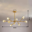 Adjustable Nordic Crystal Chandelier Elegant Lighting Fixture Ideal for Restaurant Living Room by Ljojo