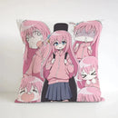 Ljojo 45x45 Decorative Pillowcases for Sofa Pillows - Bocchi Rock Theme