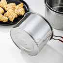 Ljojo 304 Stainless Steel Frying Mesh Basket for Cooking and Oil Draining