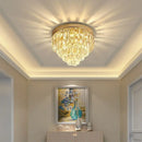 LED Crystal Corridor Light - Modern Red Rotating Entrance Ceiling Wardrobe Ljojo