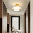 Nordic Glass Copper LED Pendant Lamp by Ljojo - Modern Bedroom Chandelier for Home Decor & Restaurant